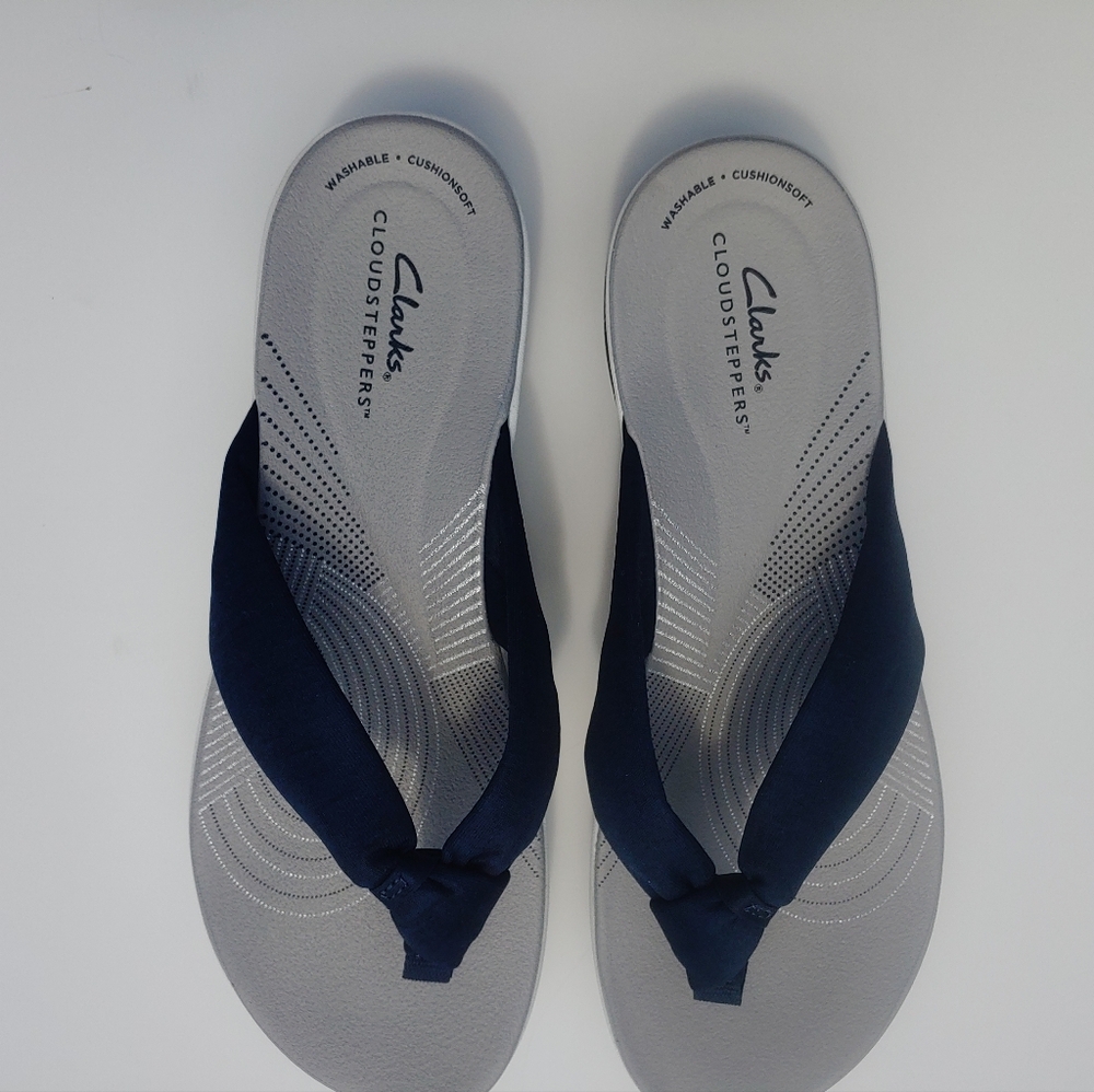 NWT Navy Clarks Cloudsteppers